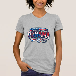 Camiseta Panamá Fútbol 2026 Fútbol Negrita Tipografía País