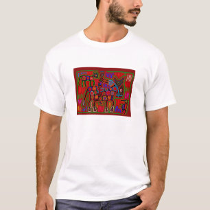 Camiseta Panamá Mola - Salven a un caballo montando un vaqu