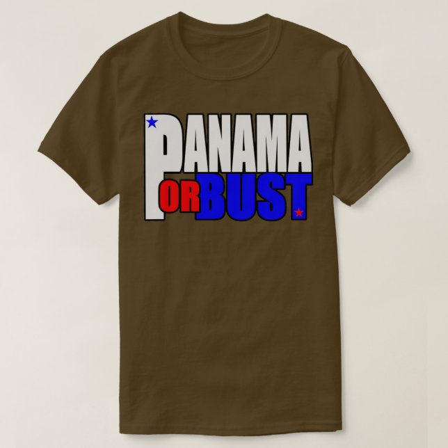 Camiseta Panamá o BUSCA (Diseño del anverso)