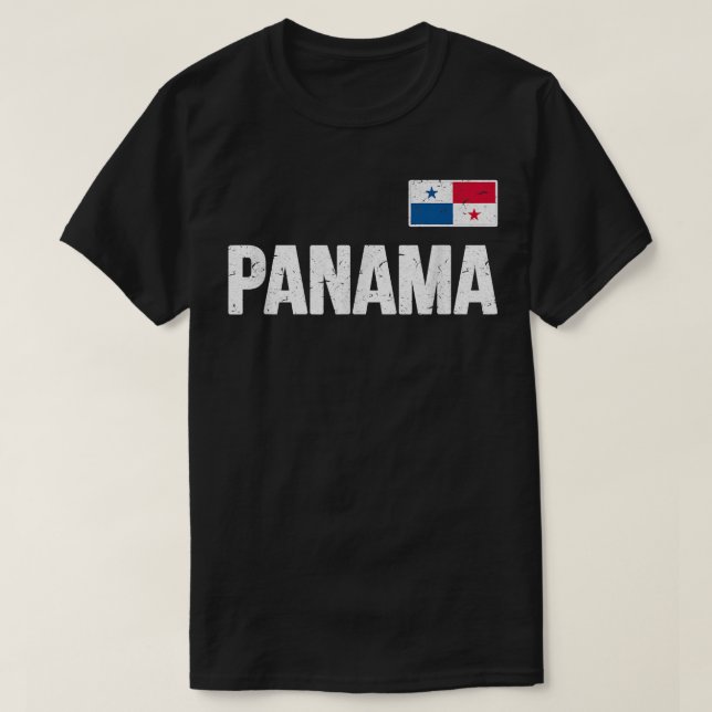 Camiseta Panama  Panamanian Flag Souvenir Love Gift  (Diseño del anverso)