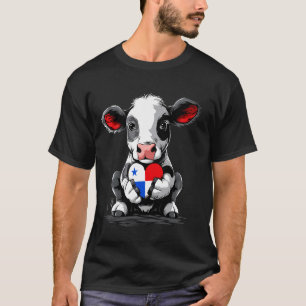Camiseta Panamá Vaquita Lindo Corazón Raíces Panameñas Pana