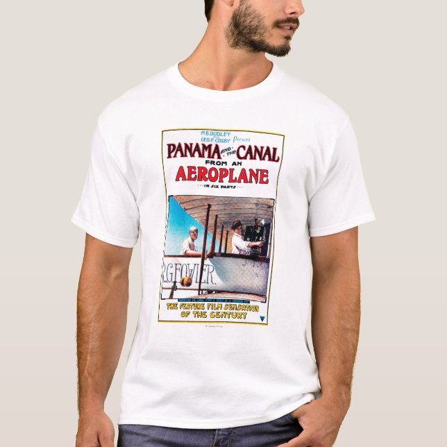 Camiseta Panamá y el poster del promo de la película del (Anverso)
