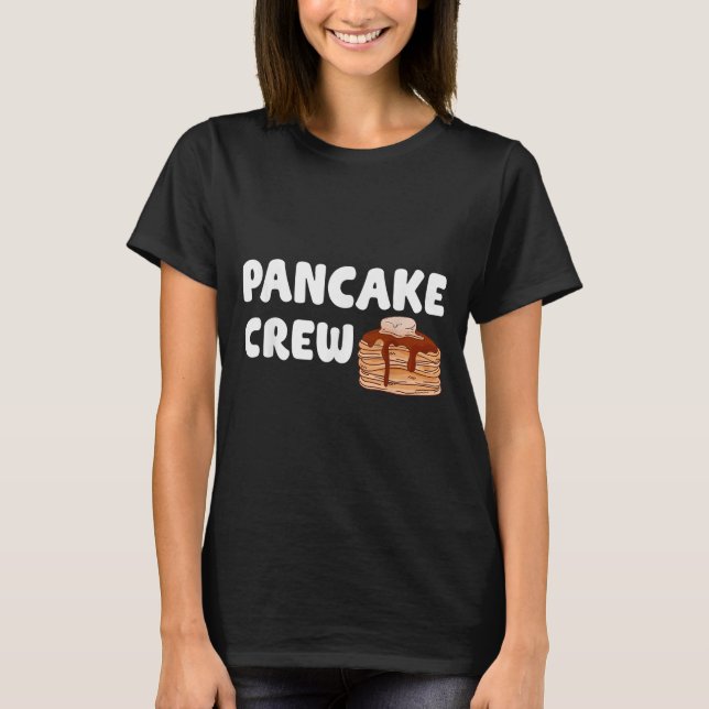 Camiseta Pancake Crew Funny Pancake Lover Pancake Christmas (Anverso)