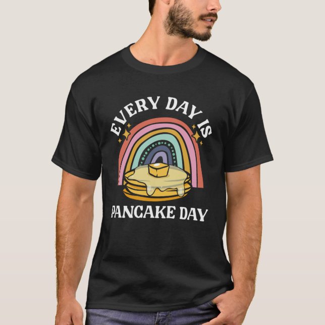 Camiseta Pancake  Kids Every Day Is Pancake Day (Anverso)
