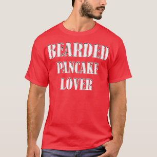 Camiseta Pancake Lover Beard Foodie Cook Chef