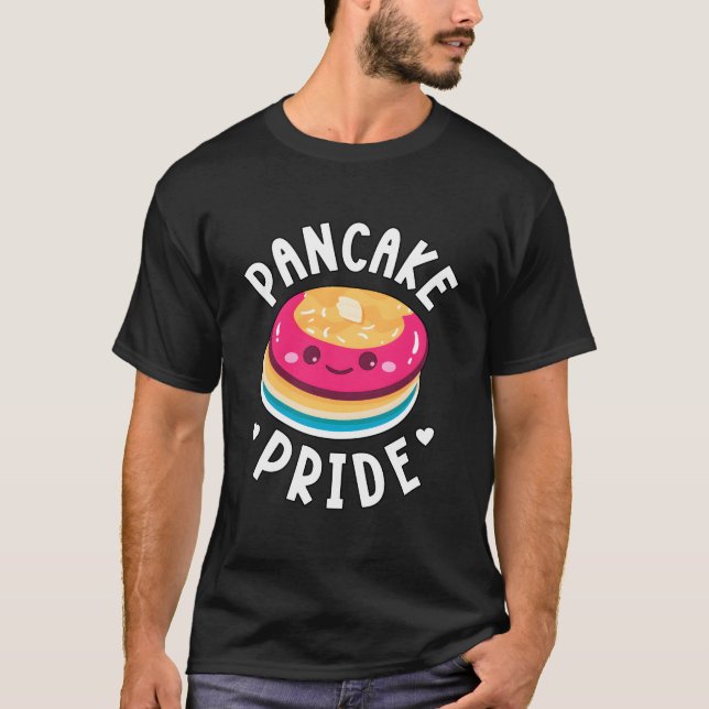 Camiseta Pancake Pride Lgbtq Pan Panual Awareness (Anverso)