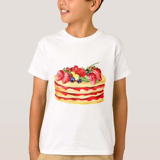 Camiseta Pancake Strawberry (Anverso)
