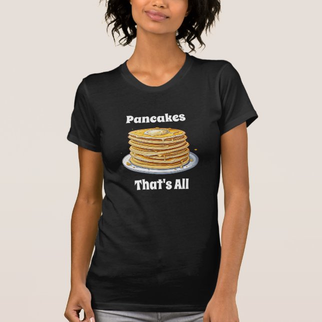 Camiseta Pancakes, eso es todo | Comida Cuta (Anverso)
