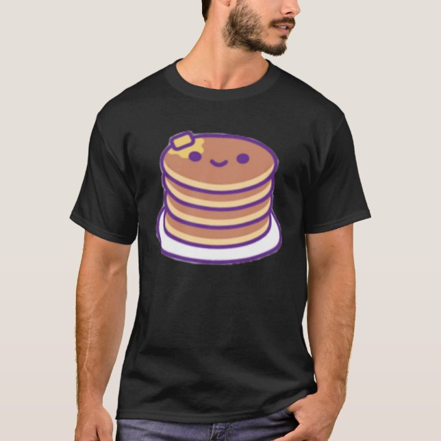 Camiseta Pancakes felices (Anverso)