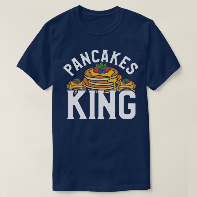 Camiseta Pancakes King (Diseño del anverso)