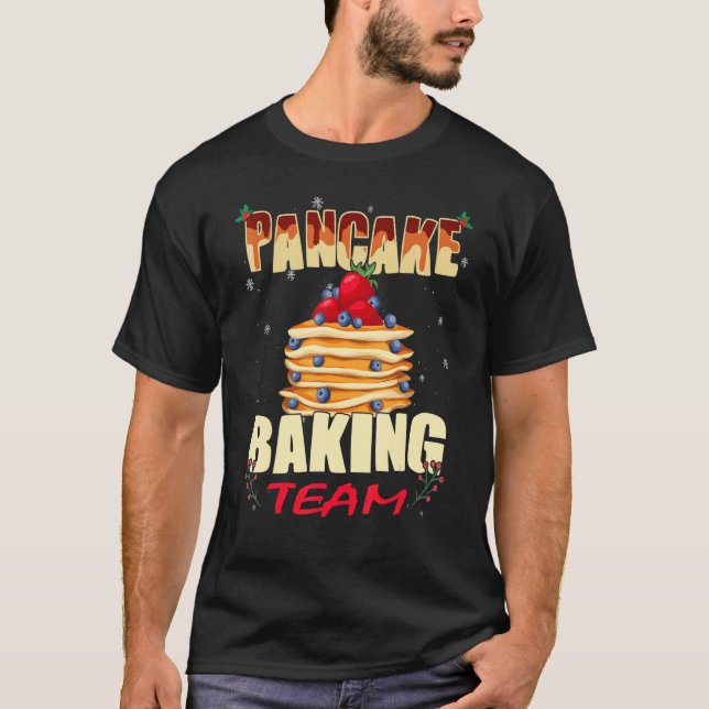 Camiseta Pancakes maker     Christmas Pancake Baking Team (Anverso)