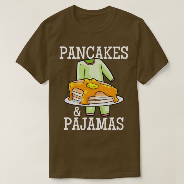 Camiseta Pancakes Pajamas Pajama Fiesta (Diseño del anverso)