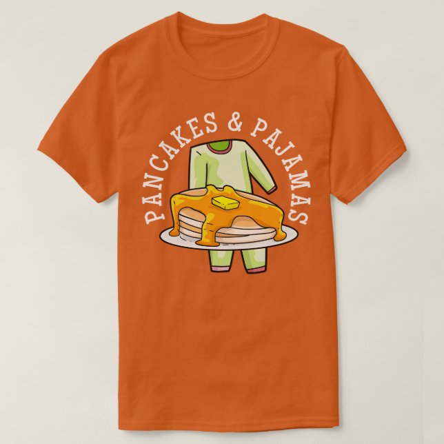 Camiseta Pancakes Pajamas Pajama Fiesta 1 (Diseño del anverso)