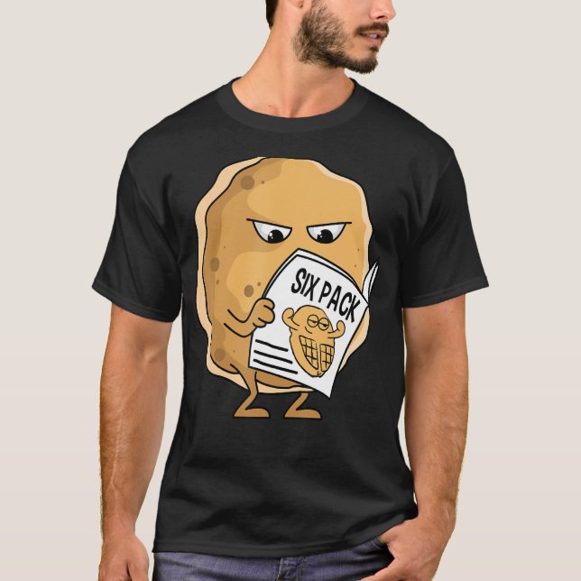 Camiseta Pancakes Waffle 6 Pack Abs Breakfast Flapjack Hotc (Anverso)