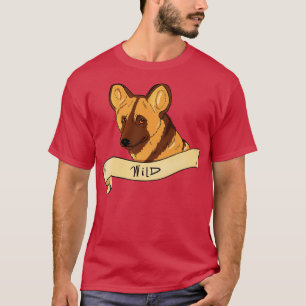 Camiseta Pancarta africana de perros salvajes