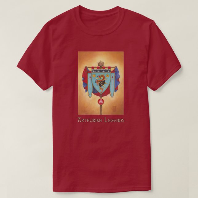 Camiseta Pancarta de la Casa de Pendragón (Diseño del anverso)