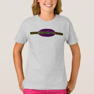Camiseta Pancarta de logotipo multicolor HAMbWG