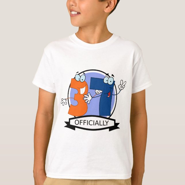 Camiseta Pancarta oficial de cumpleaños 37 (Anverso)