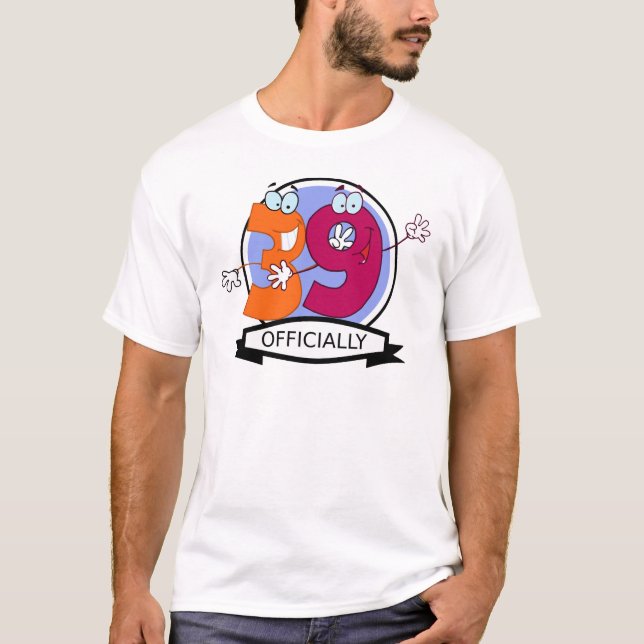 Camiseta Pancarta oficial de cumpleaños 39 (Anverso)
