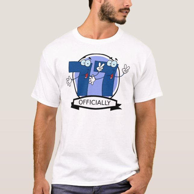 Camiseta Pancarta oficial de cumpleaños 77 (Anverso)
