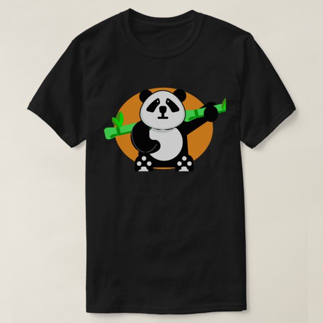 Camiseta panda (Diseño del anverso)