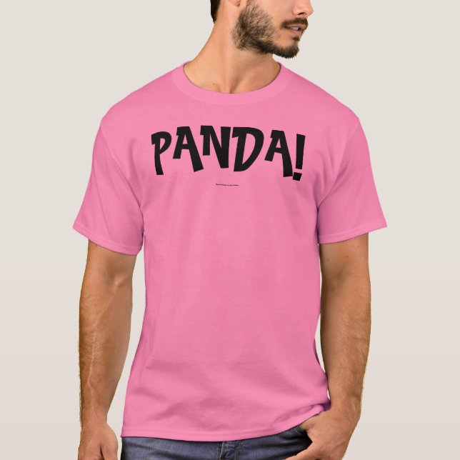 CAMISETA ¡PANDA! (Anverso)