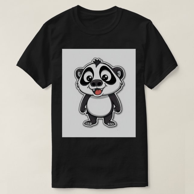 camiseta panda (Diseño del anverso)