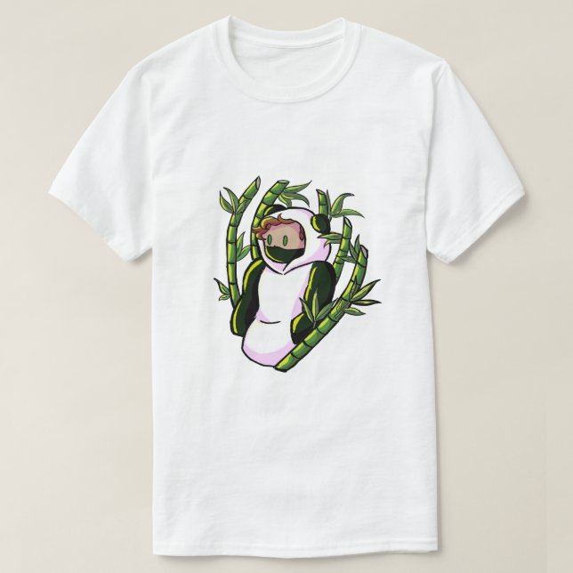 Camiseta panda (Diseño del anverso)
