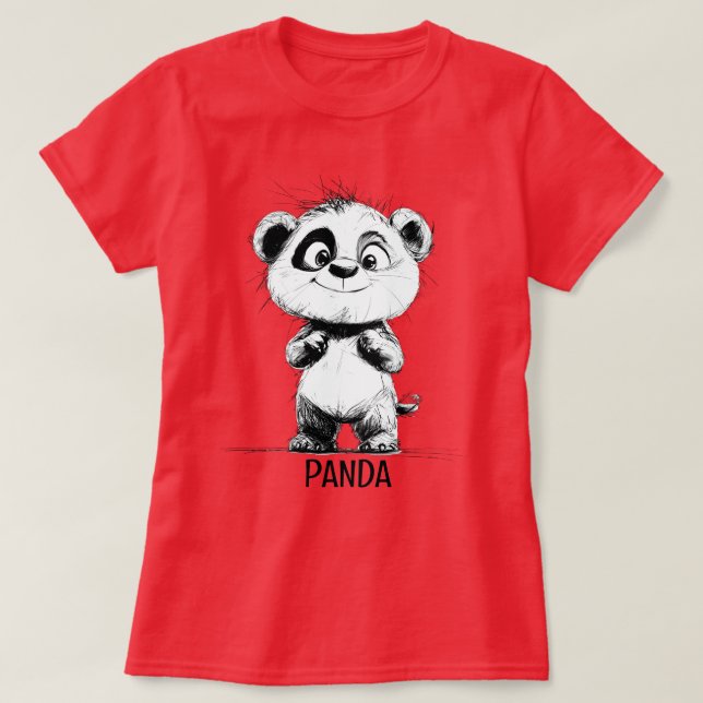 Camiseta Panda (Diseño del anverso)