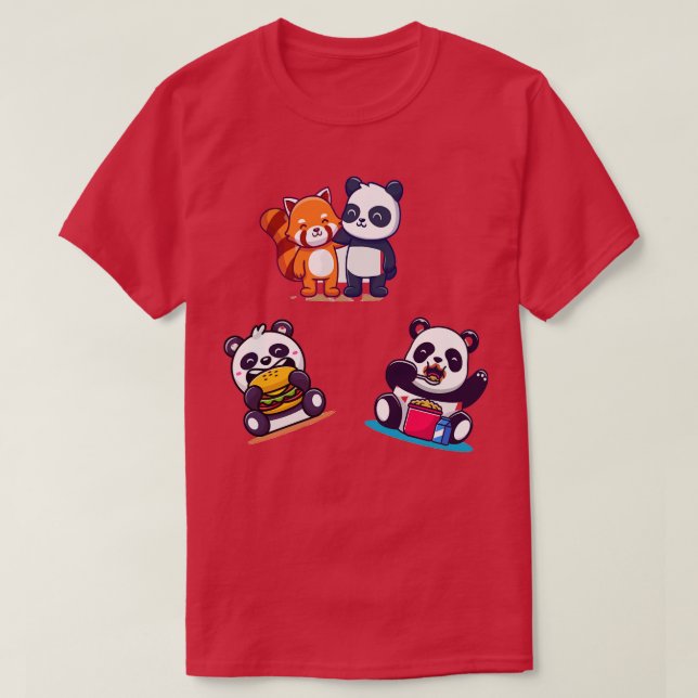 Camiseta panda 12 (Diseño del anverso)