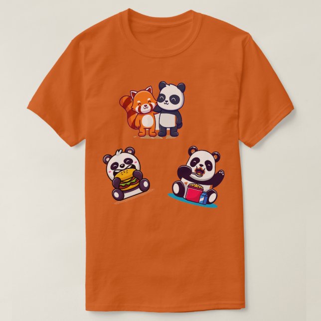 Camiseta panda 12 (Diseño del anverso)
