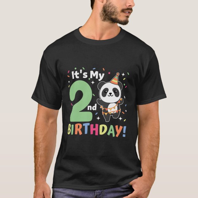 Camiseta Panda 2.ª Para Dos Panda (Anverso)