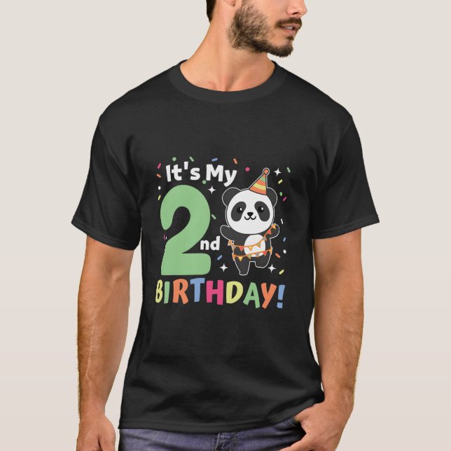 Camiseta Panda 2Nd Para Dos Panda (Anverso)