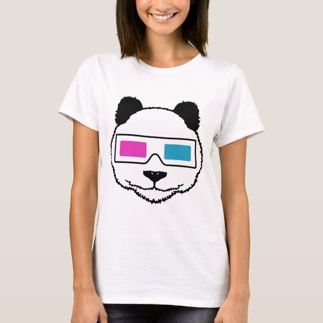 Camiseta Panda 3D (Anverso)