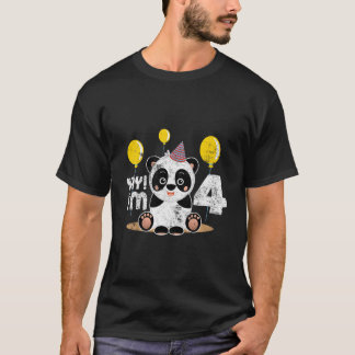 Camiseta Panda 4to Infan 4 Años