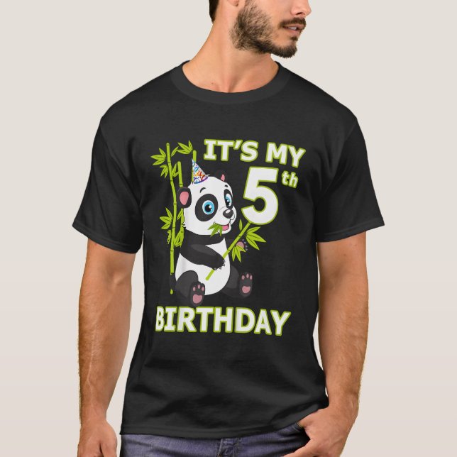 Camiseta Panda 5.º Soy 5 Ns (Anverso)