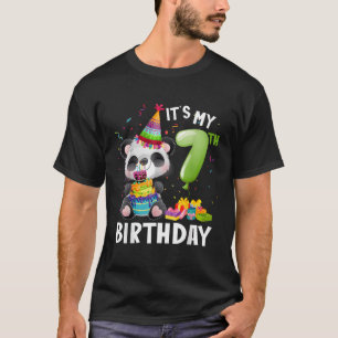 Camiseta Panda 7.º Soy 7 Ns
