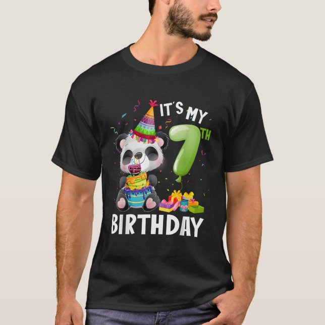 Camiseta Panda 7.º Soy 7 Ns (Anverso)