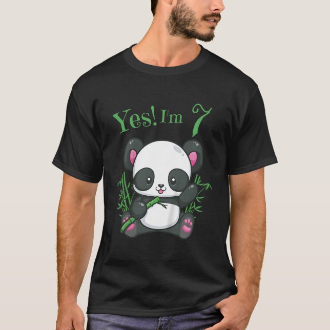 Camiseta Panda 7 Años (Anverso)