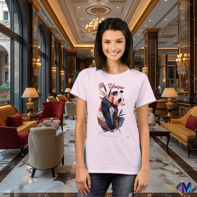 Camiseta Panda Abstracto y Único (Subido por el creador)