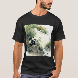 Camiseta Panda (acuarela)
