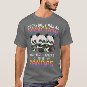 Camiseta Panda Addiction Cute Bears1562
