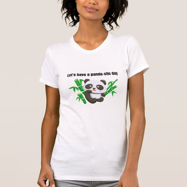 Camiseta Panda Adorable (Anverso)