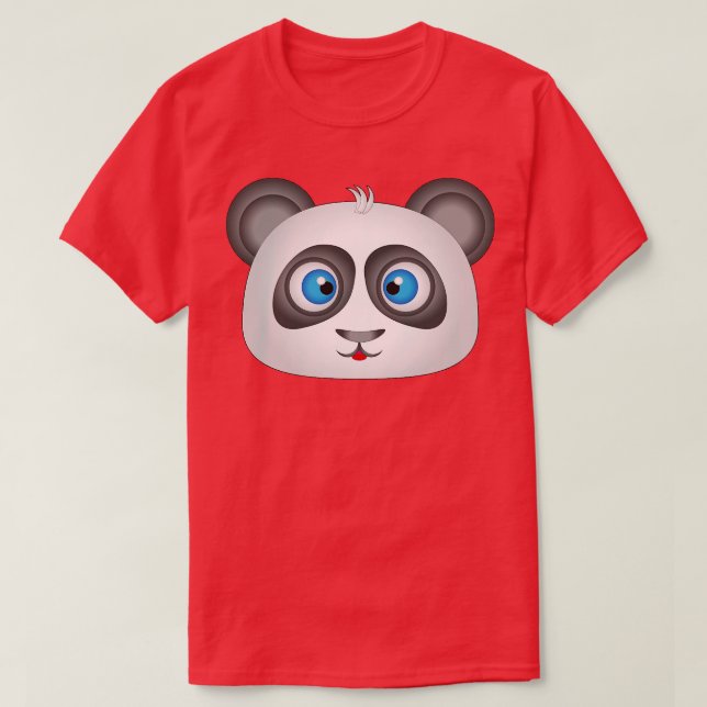 Camiseta Panda amable con los animales (Diseño del anverso)
