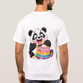 Camiseta Panda Amante de la Tarta