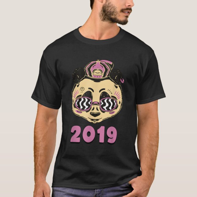 Camiseta Panda Animal Asombroso Desde 2019 (Anverso)