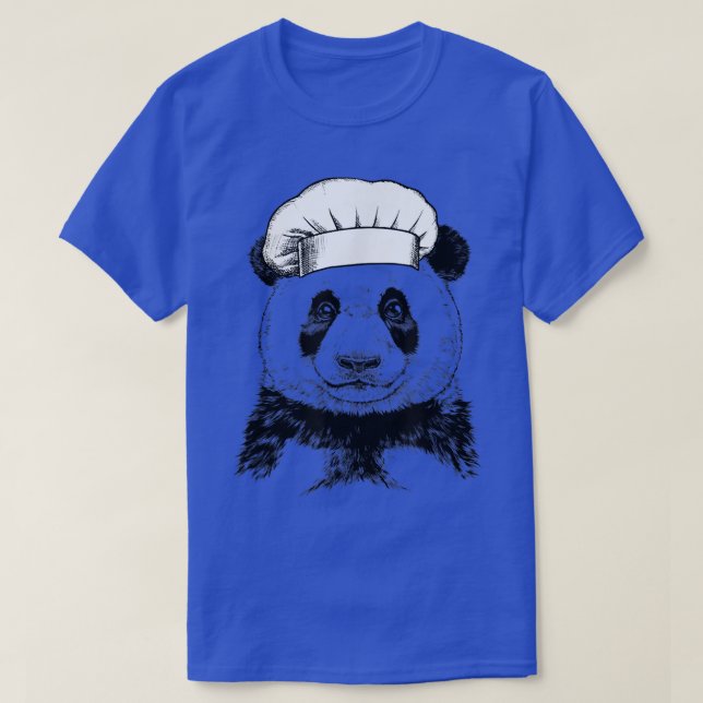 Camiseta Panda Animal Chef Funny Cocinando Cocina (Diseño del anverso)