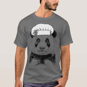 Camiseta Panda Animal Chef Funny Cocinando Cocina