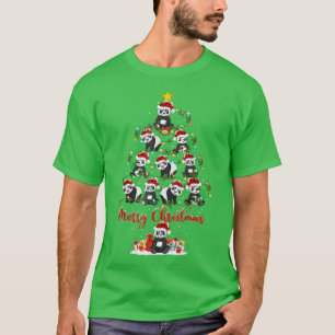 Camiseta Panda Animal Lover Matching Santa Panda Christmas