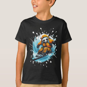 Camiseta Panda Animal Snowboard Guay Snowboard